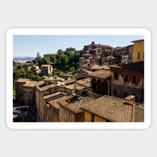 Sienese Rooftops Sticker